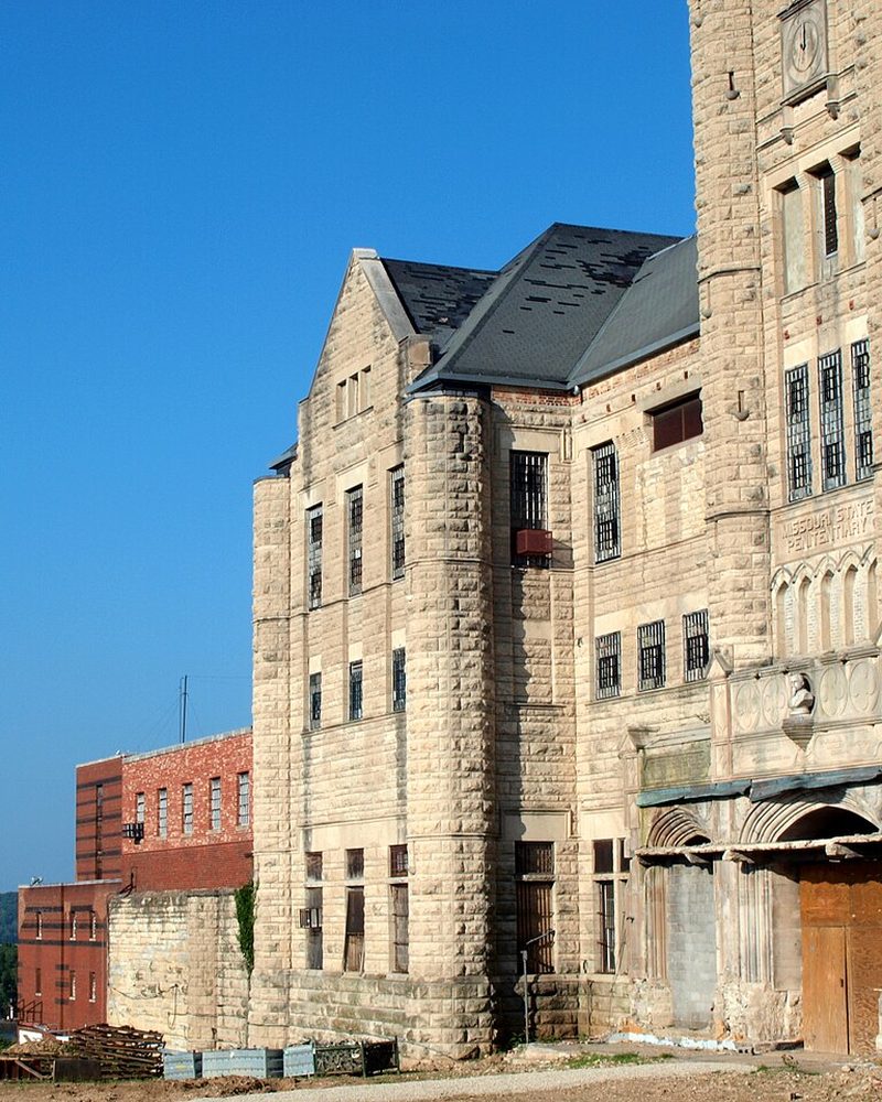 Stone walls of the Missouri State Penitentiary